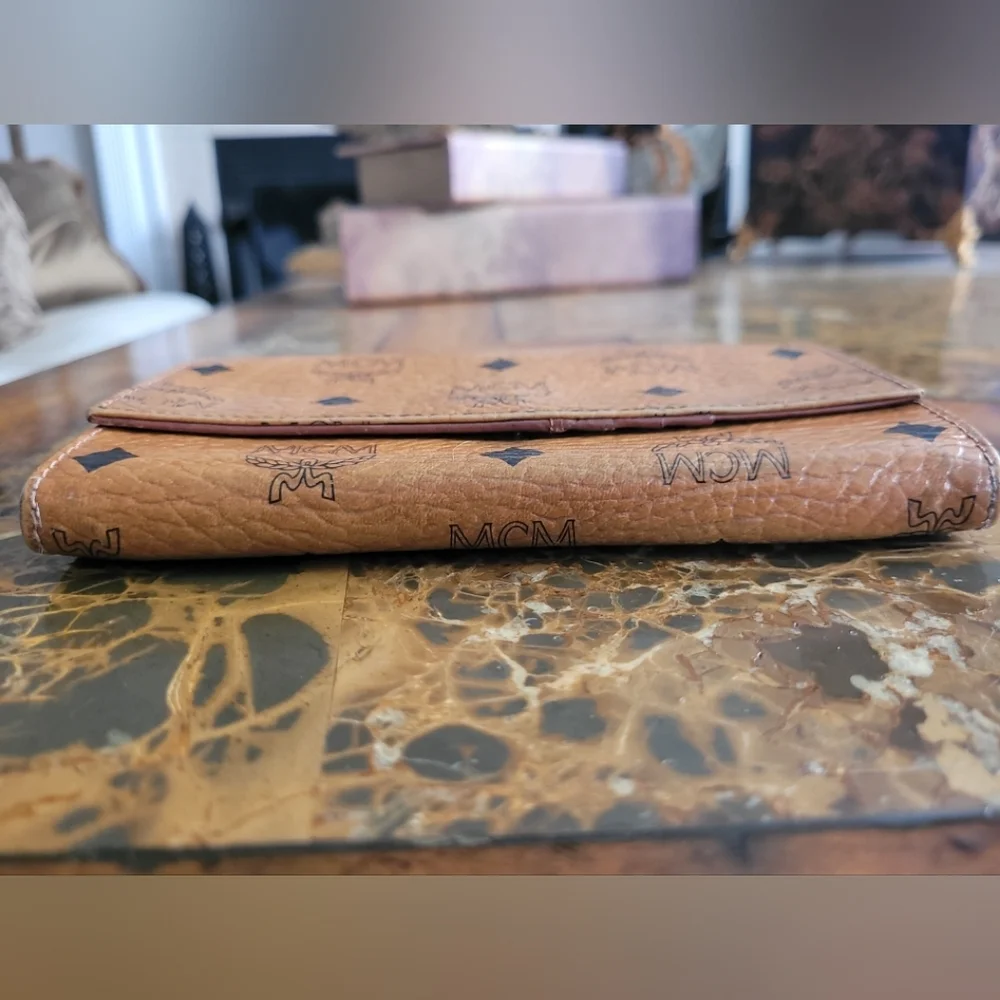 MCM Tan Leather Wallet - Picture 5 of 10